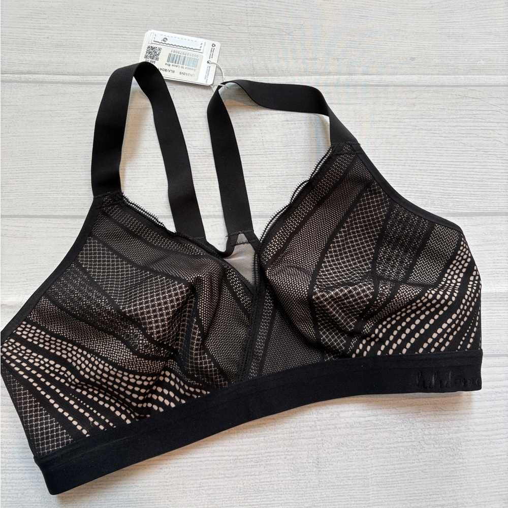 Lululemon Athletica Black Mesh Bra